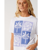 Rip Curl Bossa Nova Relaxed Tee in WHITE