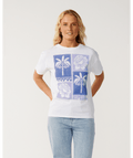 Rip Curl Bossa Nova Relaxed Tee in WHITE