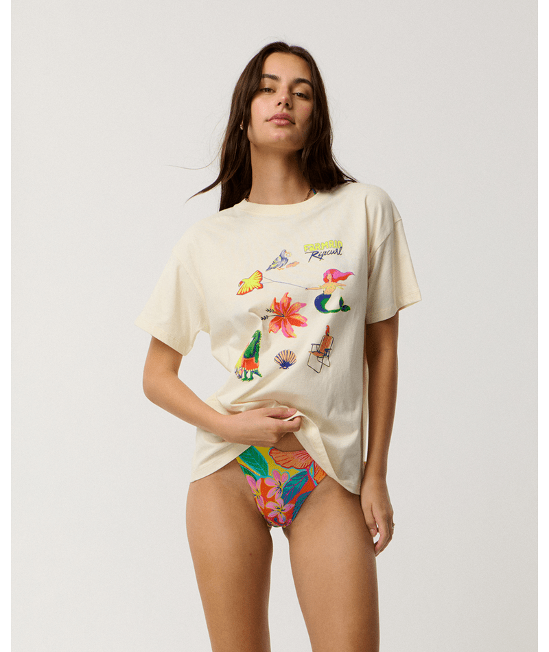 Rip Curl Desire Relaxed Tee in VANILLA