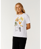 Rip Curl Paraiso Relaxed Tee in Optical White