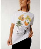 Rip Curl Paraiso Relaxed Tee in Optical White