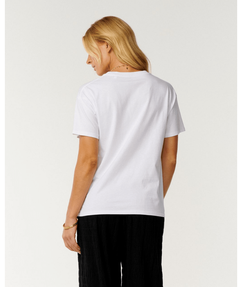 Rip Curl Paraiso Relaxed Tee in Optical White