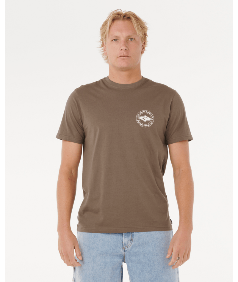 Rip Curl Staple Tee in ROCK