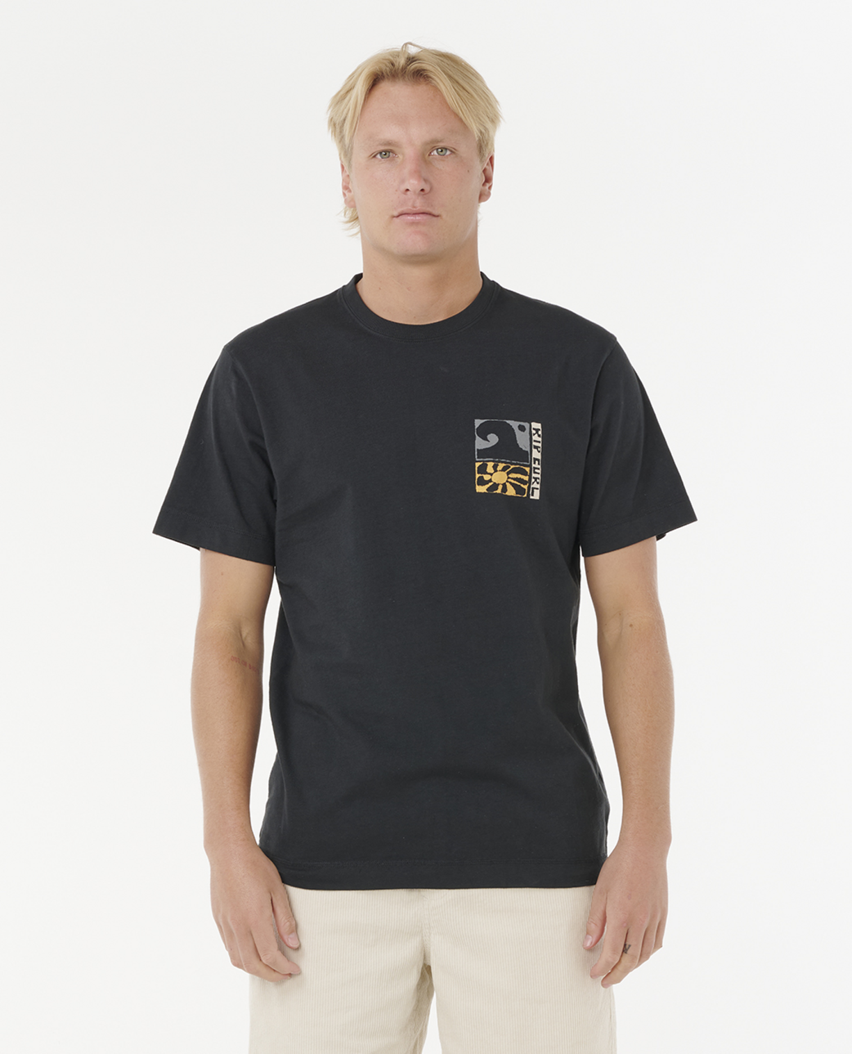 Rip Curl Aots Ty Williams Coastline Tee in BLACK