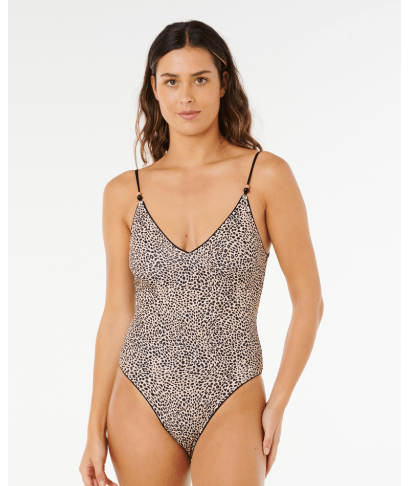 Rip Curl Coastal Instinct Cheeky 1pc in BLACK