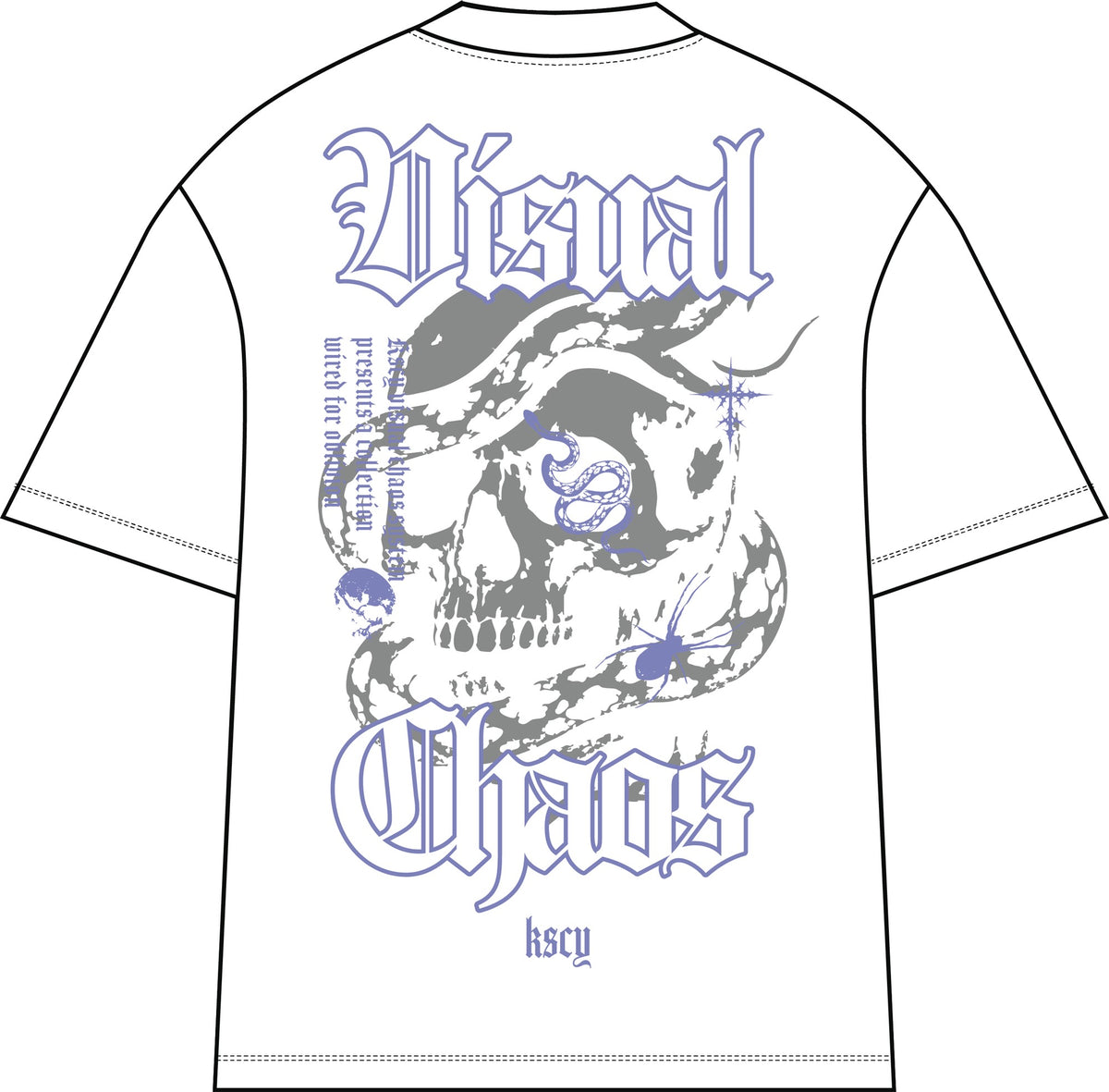 Kiss Chacey Anaconda Street Tee in Optical White