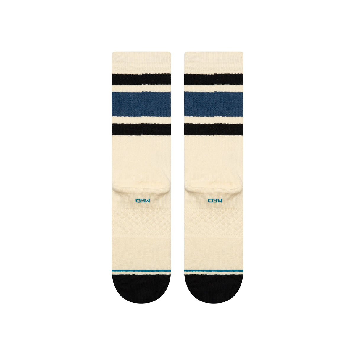 Stance BOYD CREW SOCKS - BUTTER in DARKROYAL
