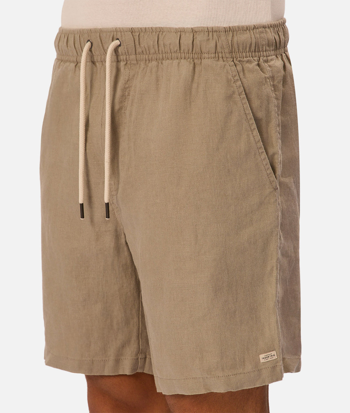 Industrie The Marina Linen Short - Moss in MOSS
