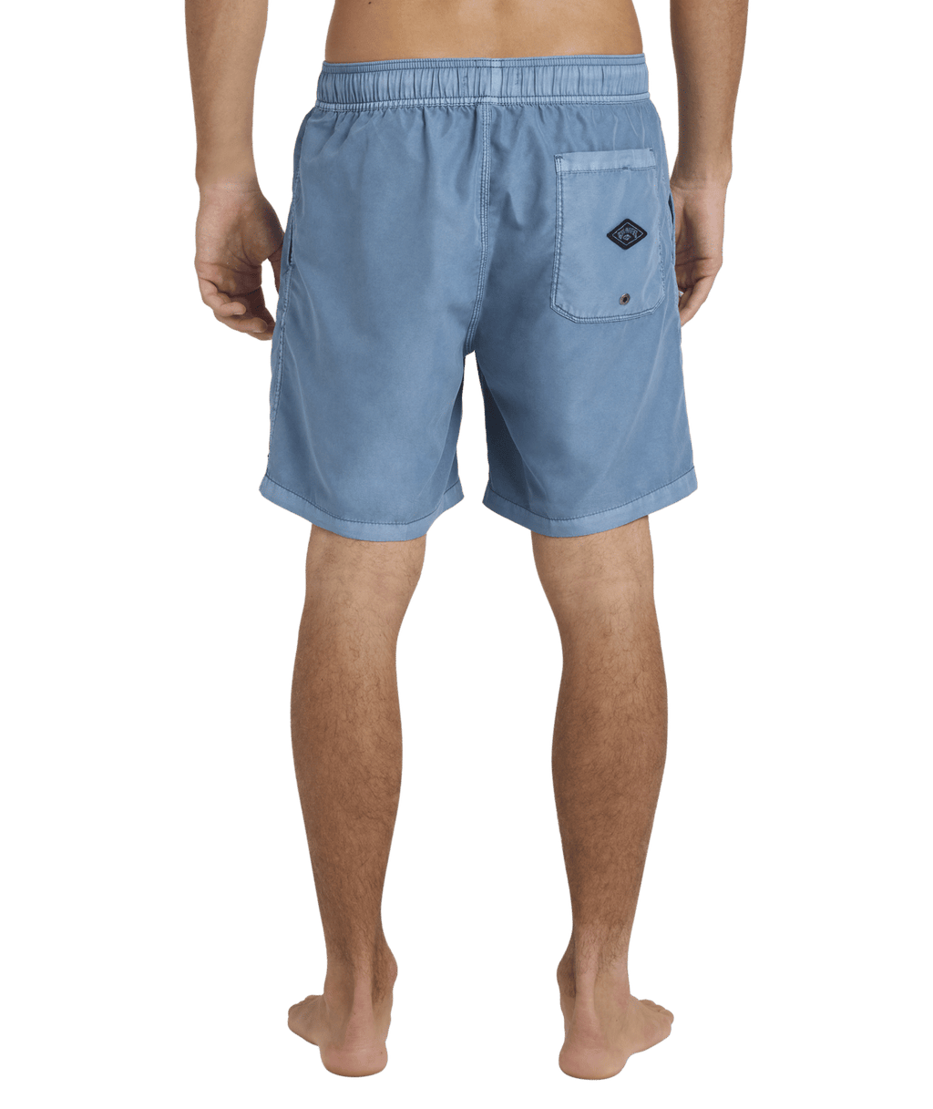 Billabong Mens All Day Overdye Layback 17" Boardshorts in Steel Blue