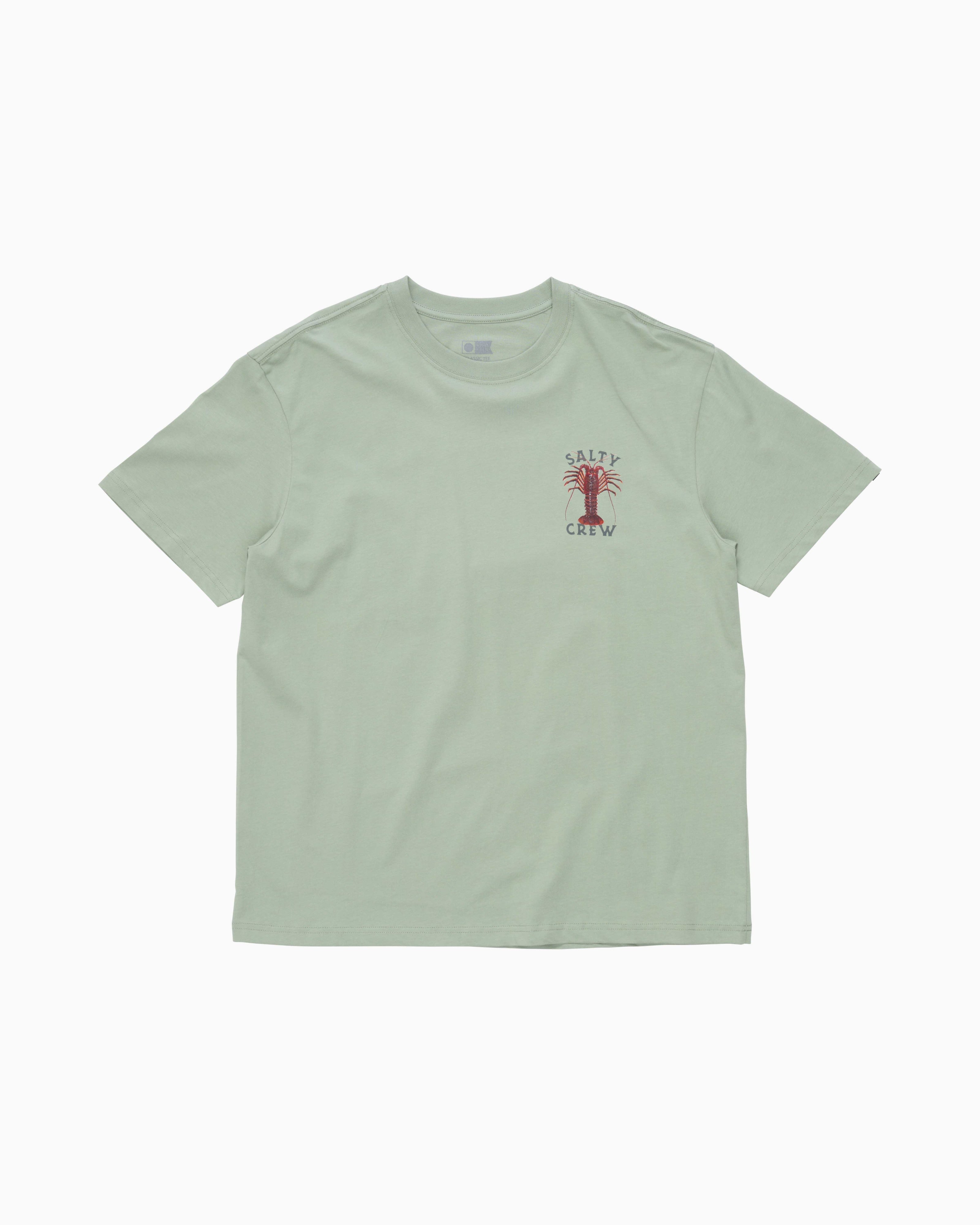 Salty Crew ROCK LOBSTER CLASSIC SS TEE in SLATE GREY