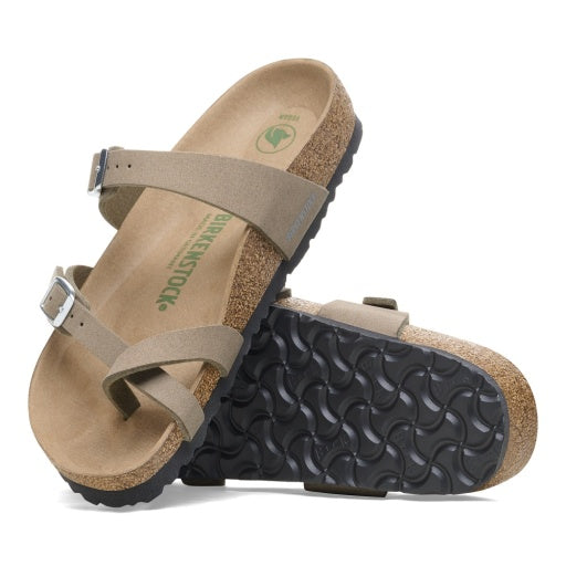 Birkenstock Mayari Vegan Grey Taupe Synthetic Regular in Grey Taupe