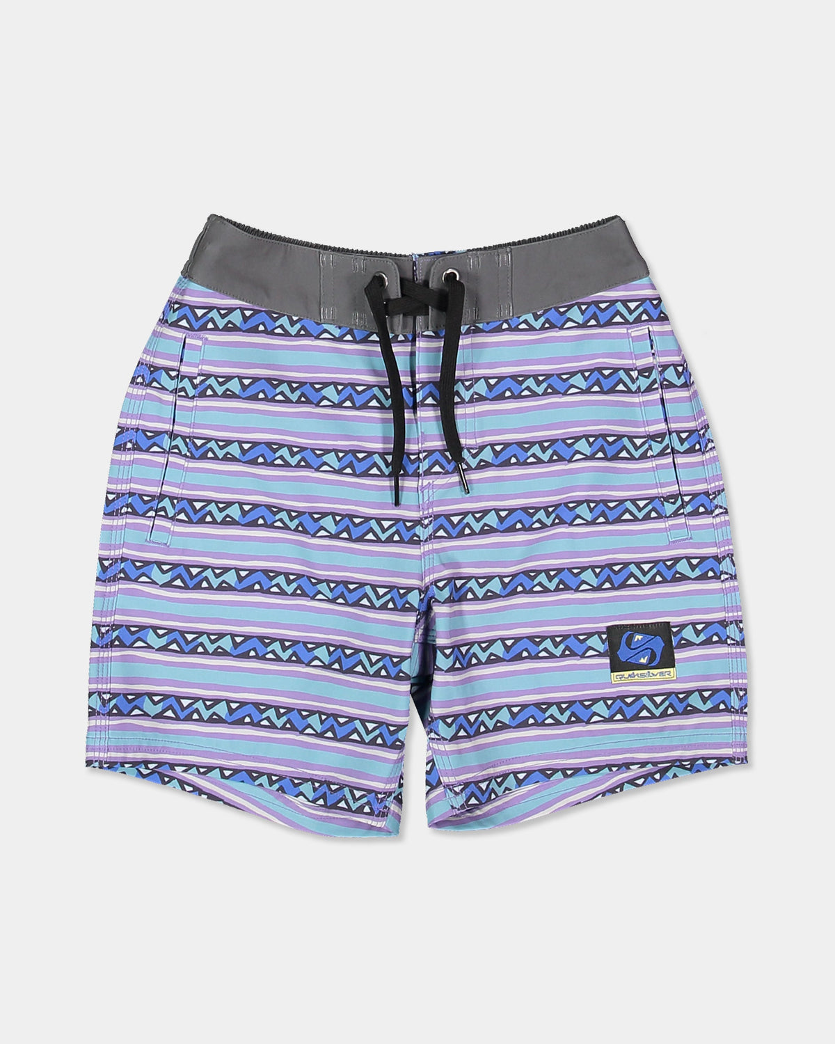 Quiksilver Boys 2-7 Wax Heads 13" Volley Shorts in Stillwater