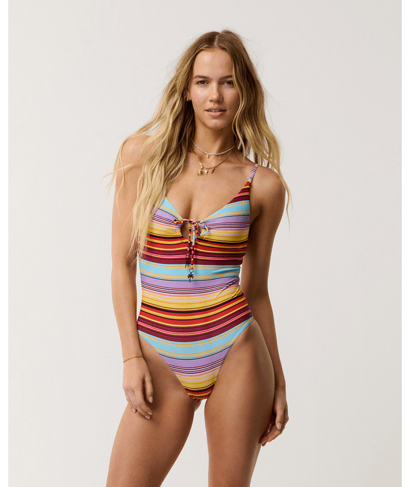 Rip Curl Retro Stripe Full 1pc in MULTI