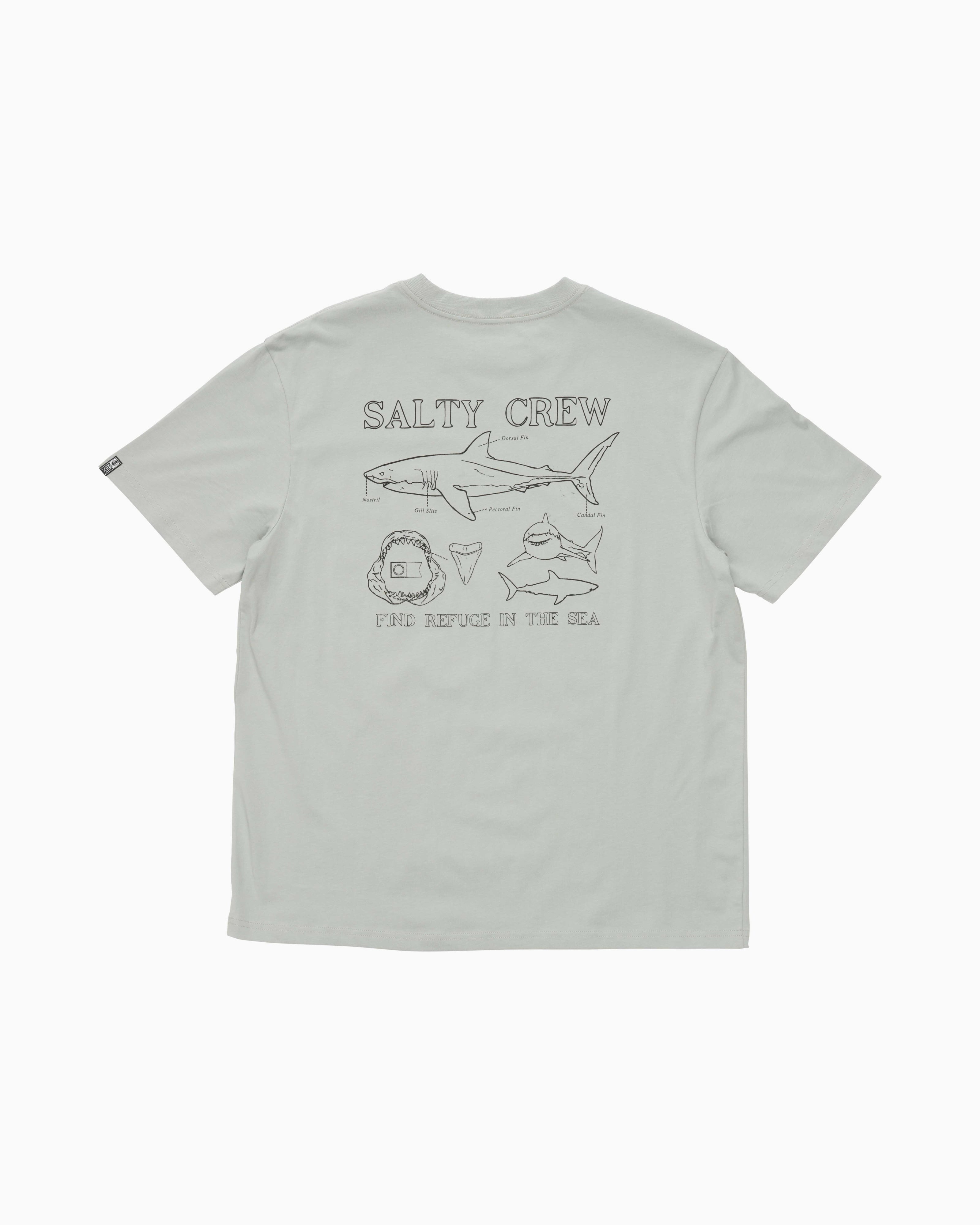 Salty Crew GREAT WHITE CLASSIC SS TEE in QUARRY