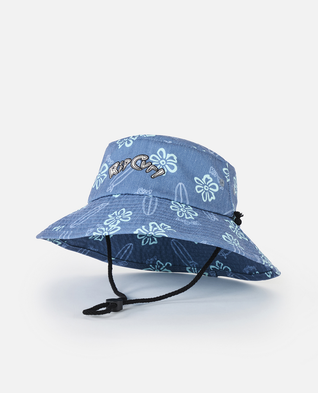 Rip Curl Combo Mid Brim Hat - Kids in Faded Denim