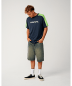 Rip Curl Archive Up Top Panel Tee in DARK NAVY
