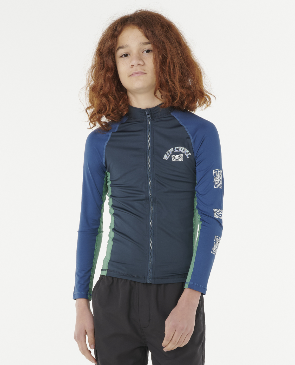 Rip Curl Tropic Daze  Upf L/S Zt-Boy in DARK NAVY