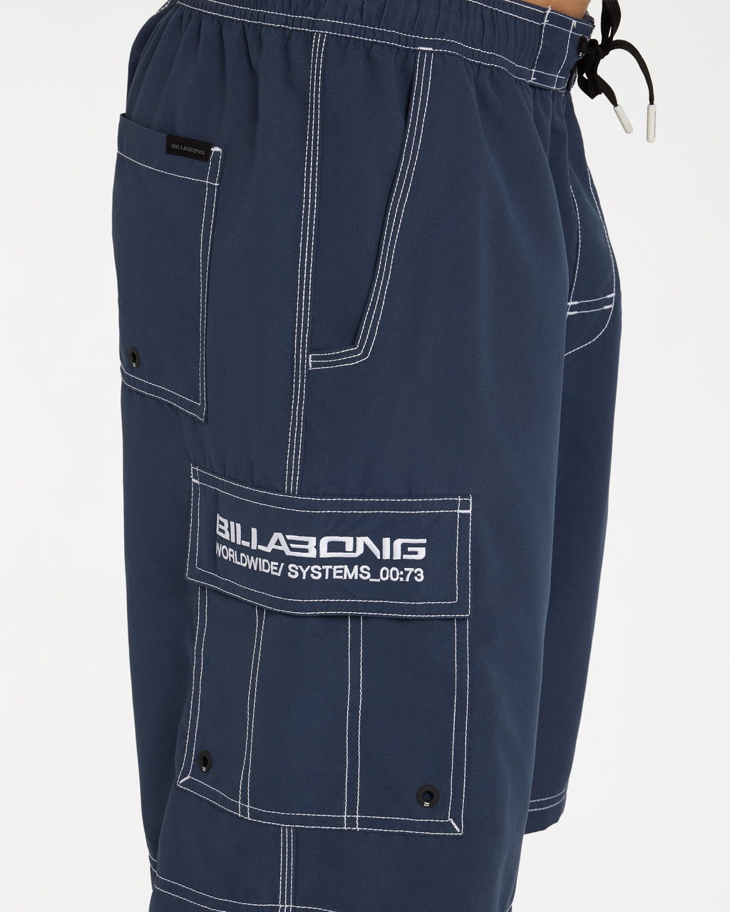 Billabong Mens Throw On 22" Boardshorts in Dusty Indigo