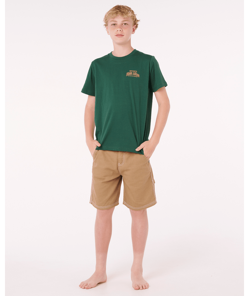 Rip Curl Ewg Poster Art Tee-Boy in GREEN