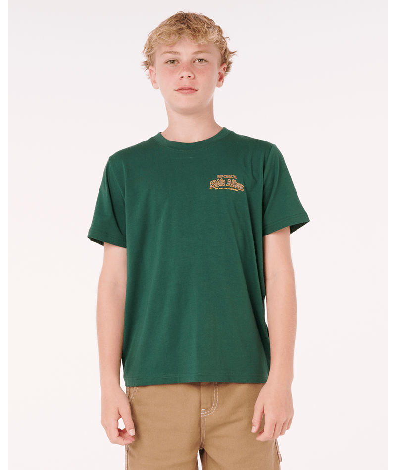 Rip Curl Ewg Poster Art Tee-Boy in GREEN