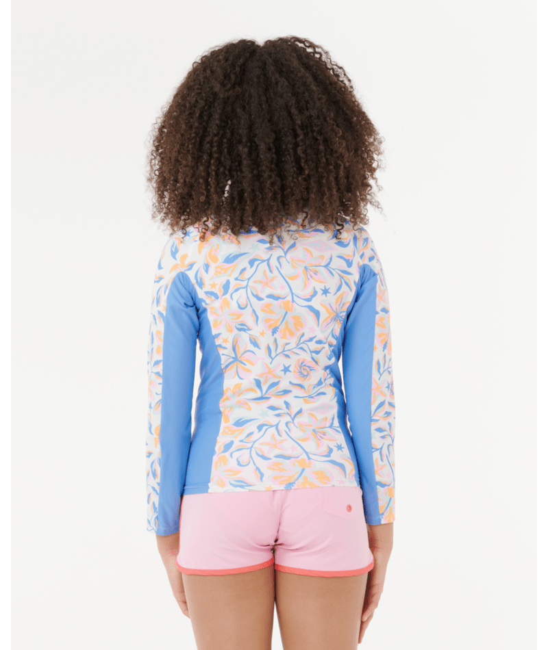 Rip Curl Sunset Sky Z/T Rash Vest- Girl in BONE