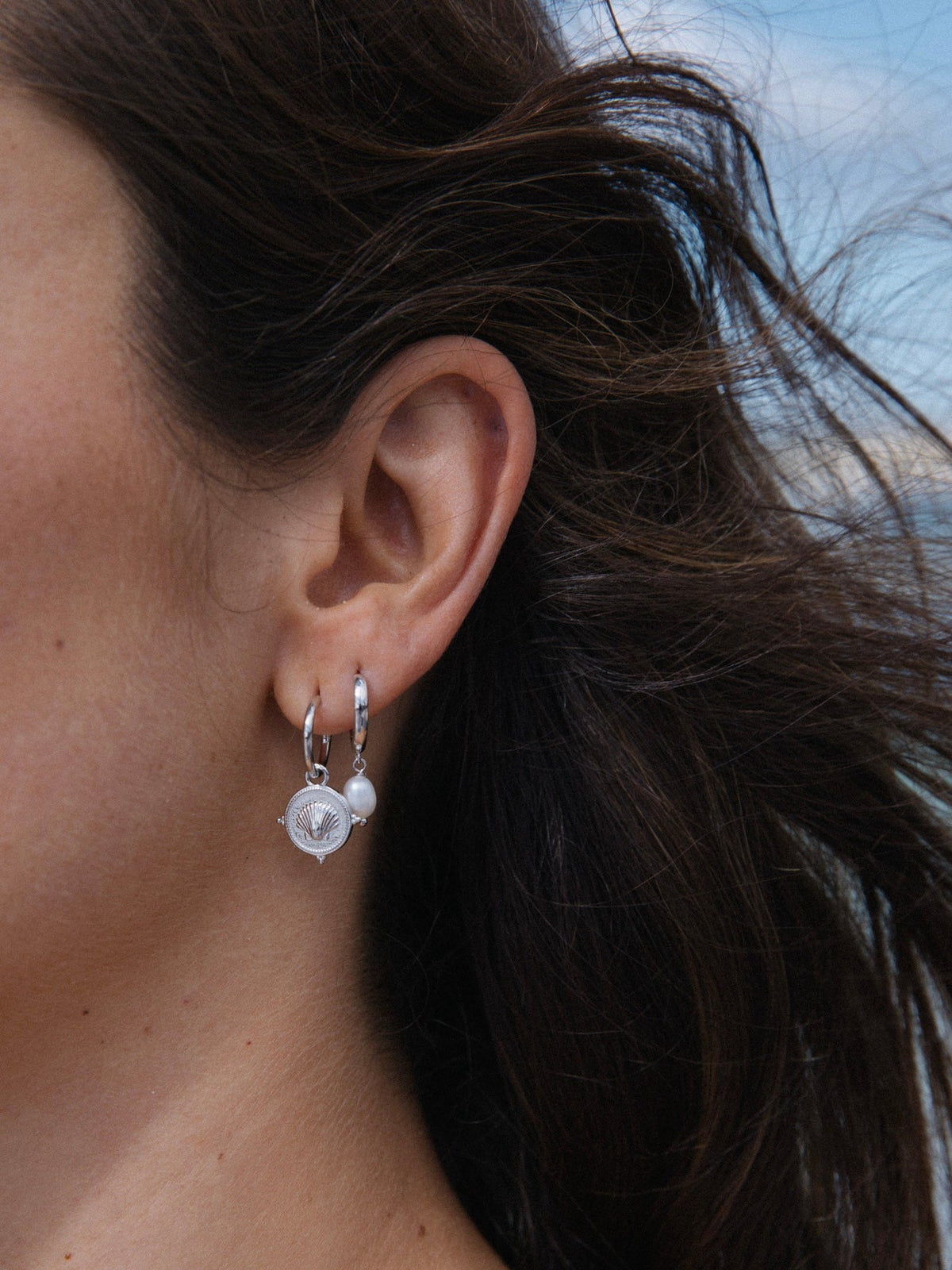 Malakai The Label Isola Sea Earrings in Sterling Silver in Default Title