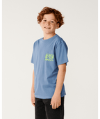 Rip Curl Archive Ripped Tee-Boy in BLUEFIN