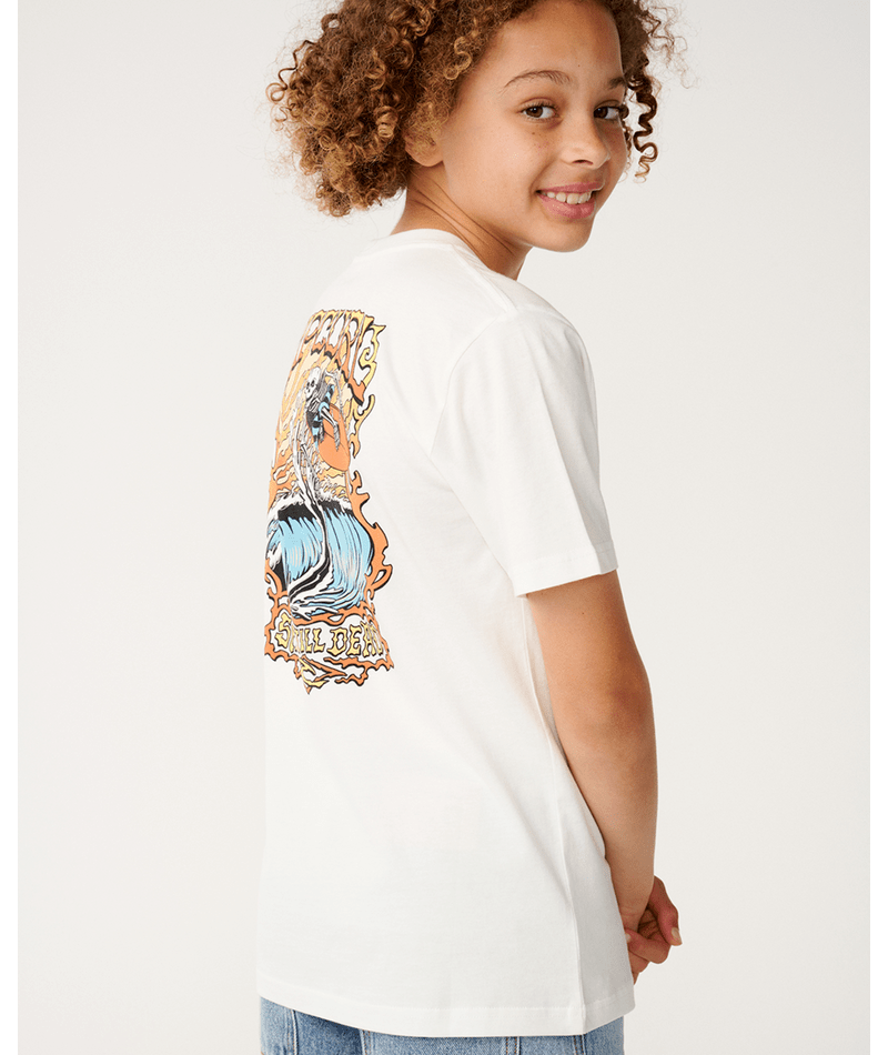 Rip Curl Air Shred Tee-Boy in BONE