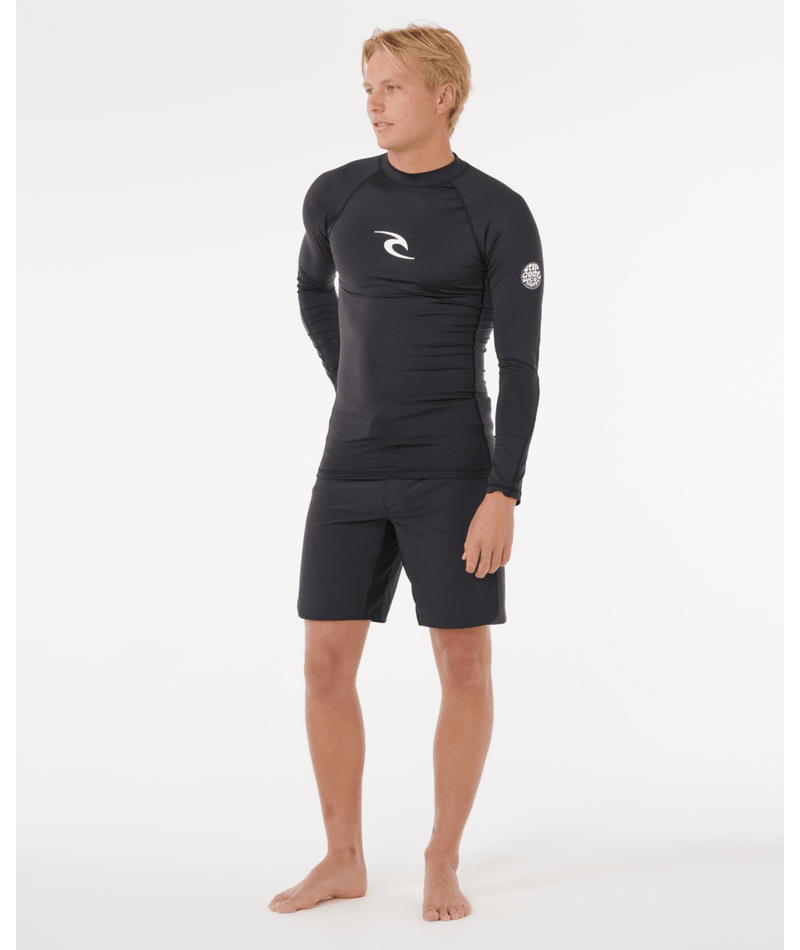 Rip Curl Waves Upf Perf L/S in BLACK