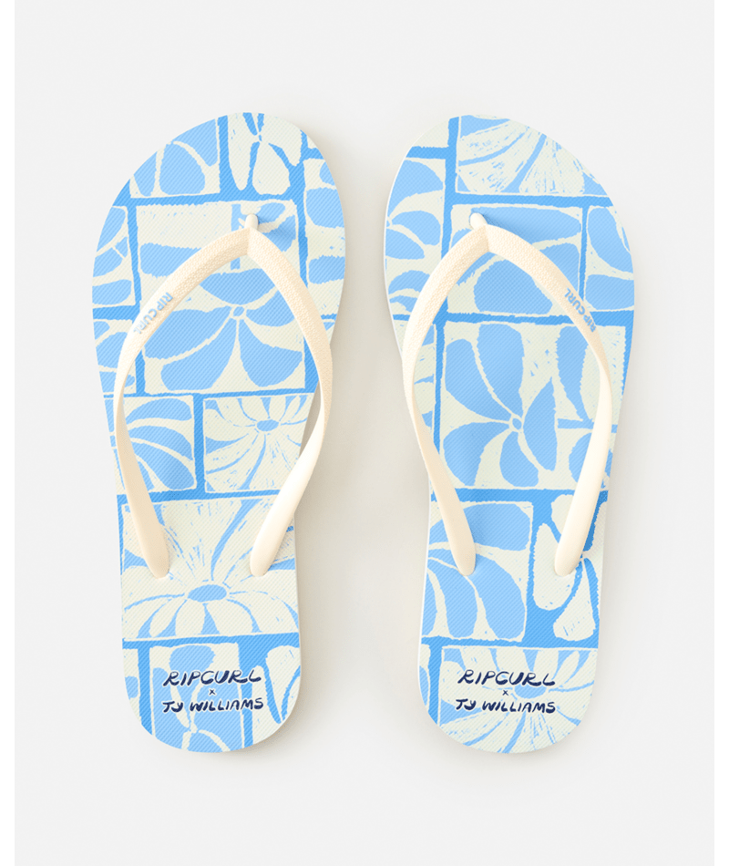 Rip Curl Mixed Bloom Open Toe in BLUE/WHITE