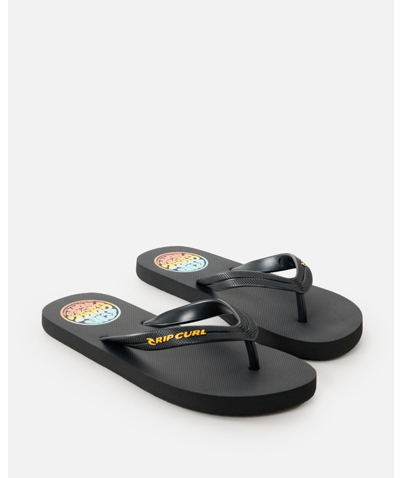 Rip Curl Wetty Fade Bloom Open Toe - Bo in WASHED BLACK