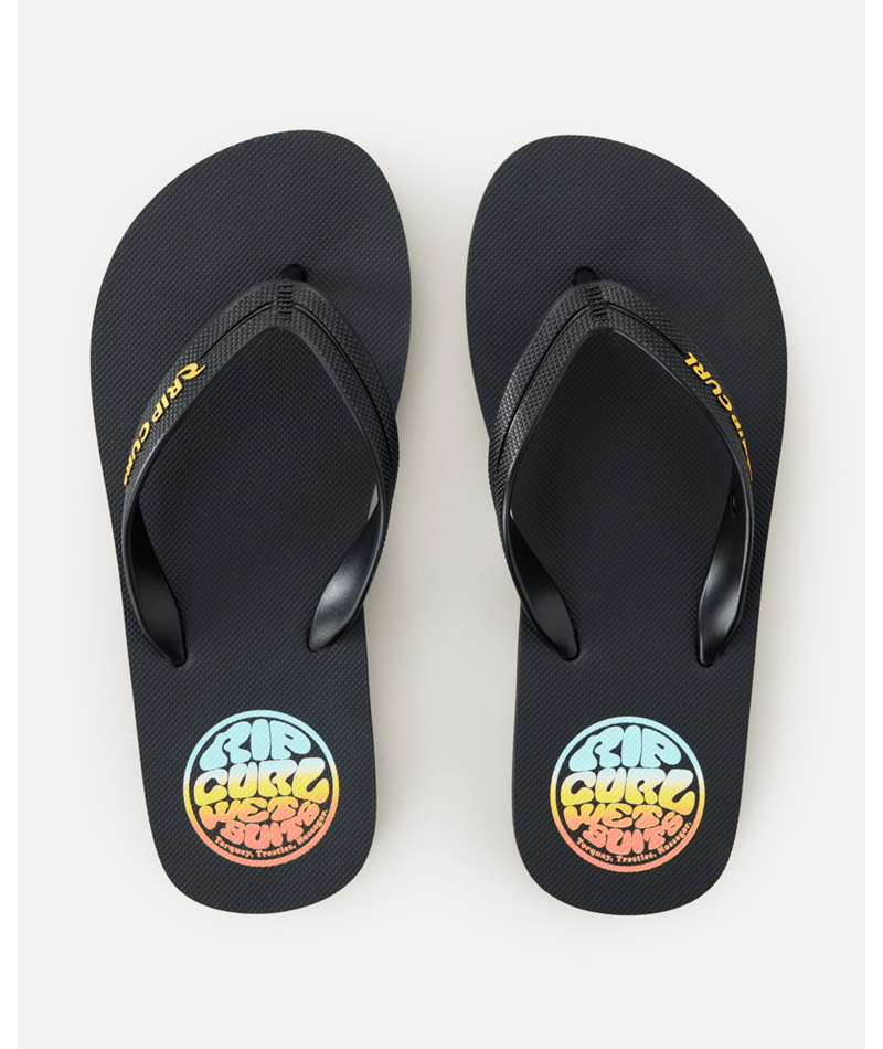 Rip Curl Wetty Fade Bloom Open Toe - Bo in WASHED BLACK