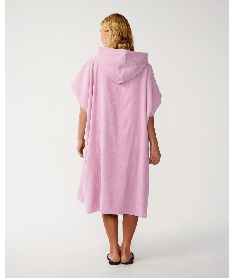 Rip Curl Icon Hooded Towel in MAUVE