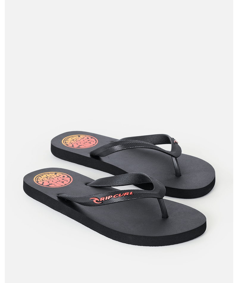 Rip Curl Icons Of Surf Bloom Open Toe in BLACK/ORANGE
