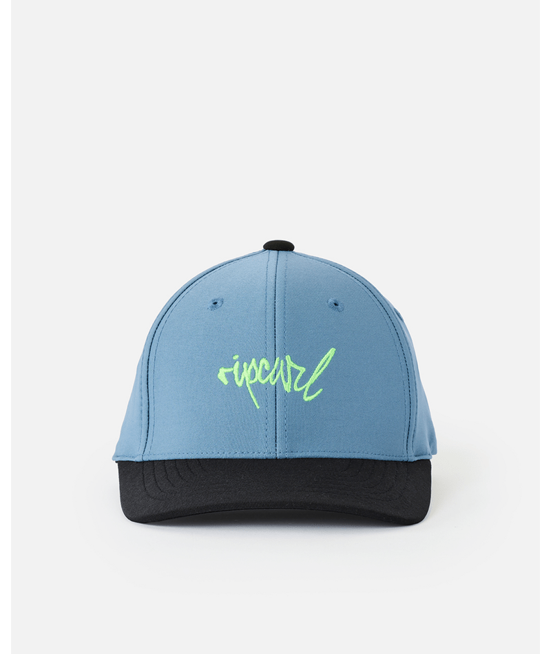 Rip Curl Script Flexfit Cap - Boy in BLUEFIN