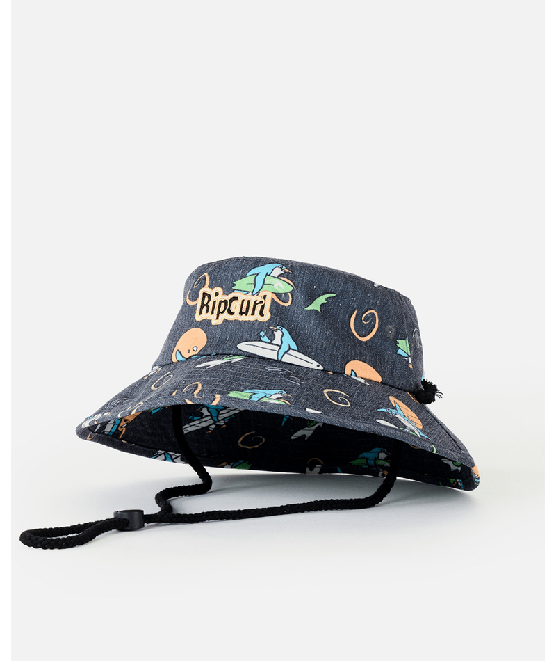 Rip Curl Sessions Mid Brim Hat - Boy in WASHED BLACK