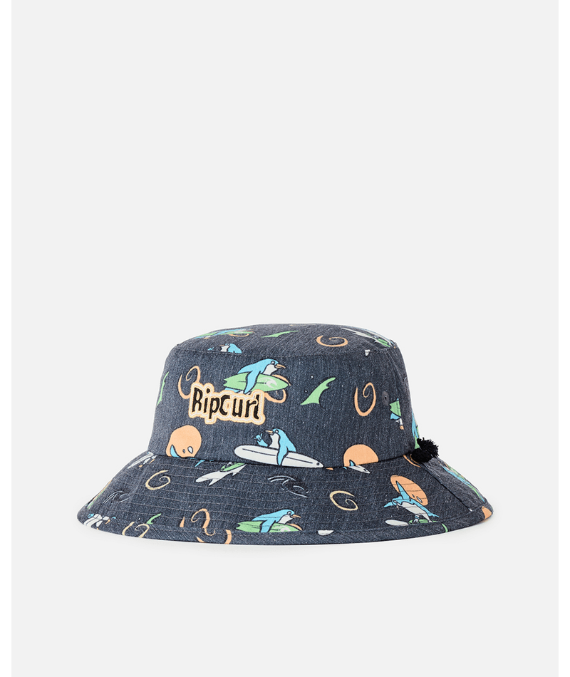 Rip Curl Sessions Mid Brim Hat - Boy in WASHED BLACK