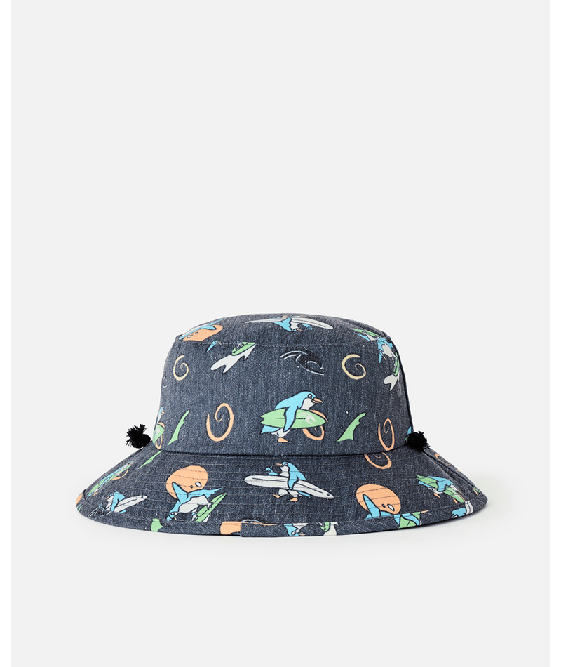 Rip Curl Sessions Mid Brim Hat - Boy in WASHED BLACK