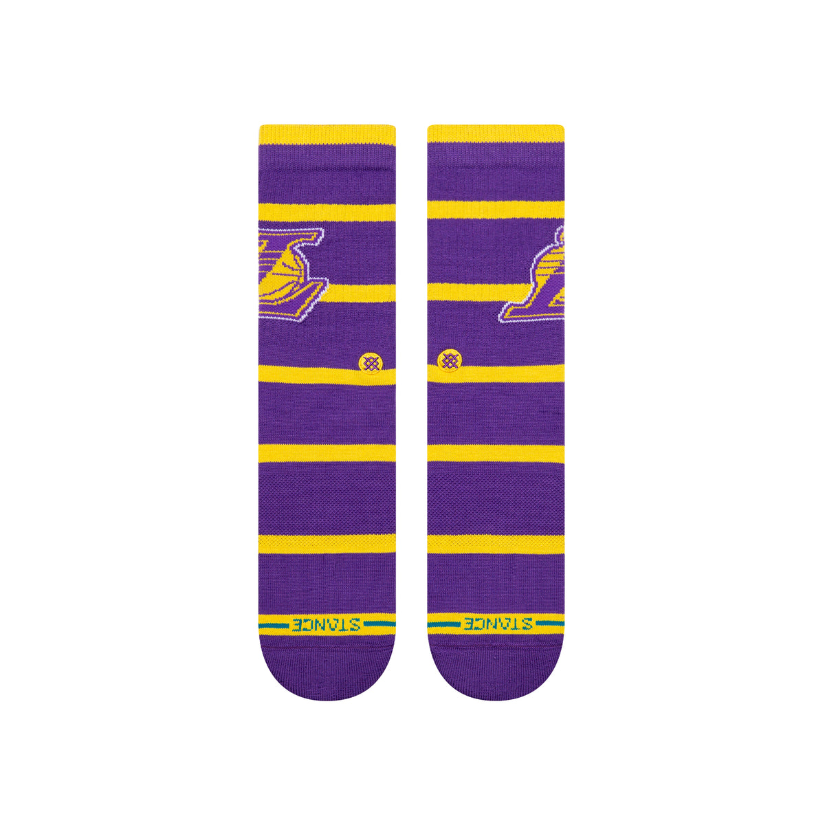 Stance PREP LA LAKERS CREW SOCKS CREW SOCKS in PURPLE