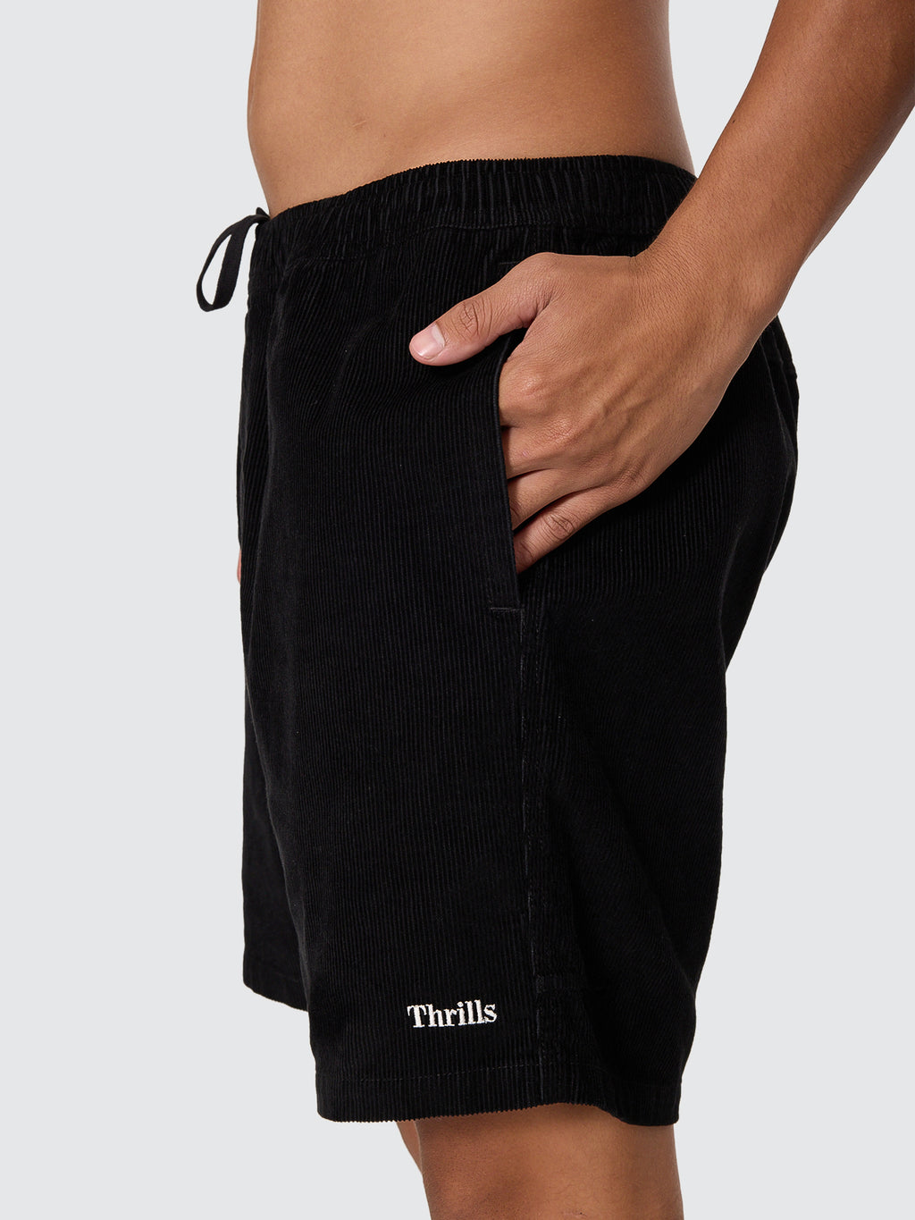 Thrills Co Thrills Forever Cord Volley - Black in Black