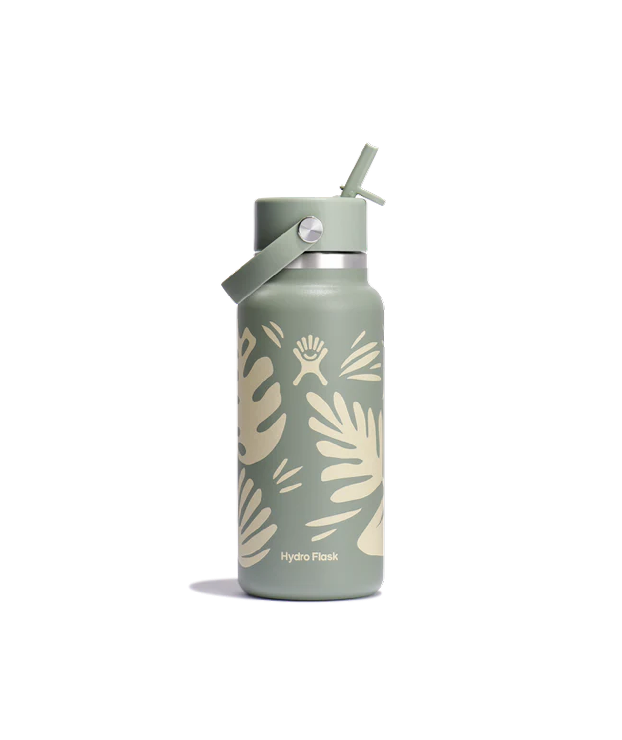 Hydro Flask 32 Oz Wide Flex Straw Cap in Botanical Bliss Agave