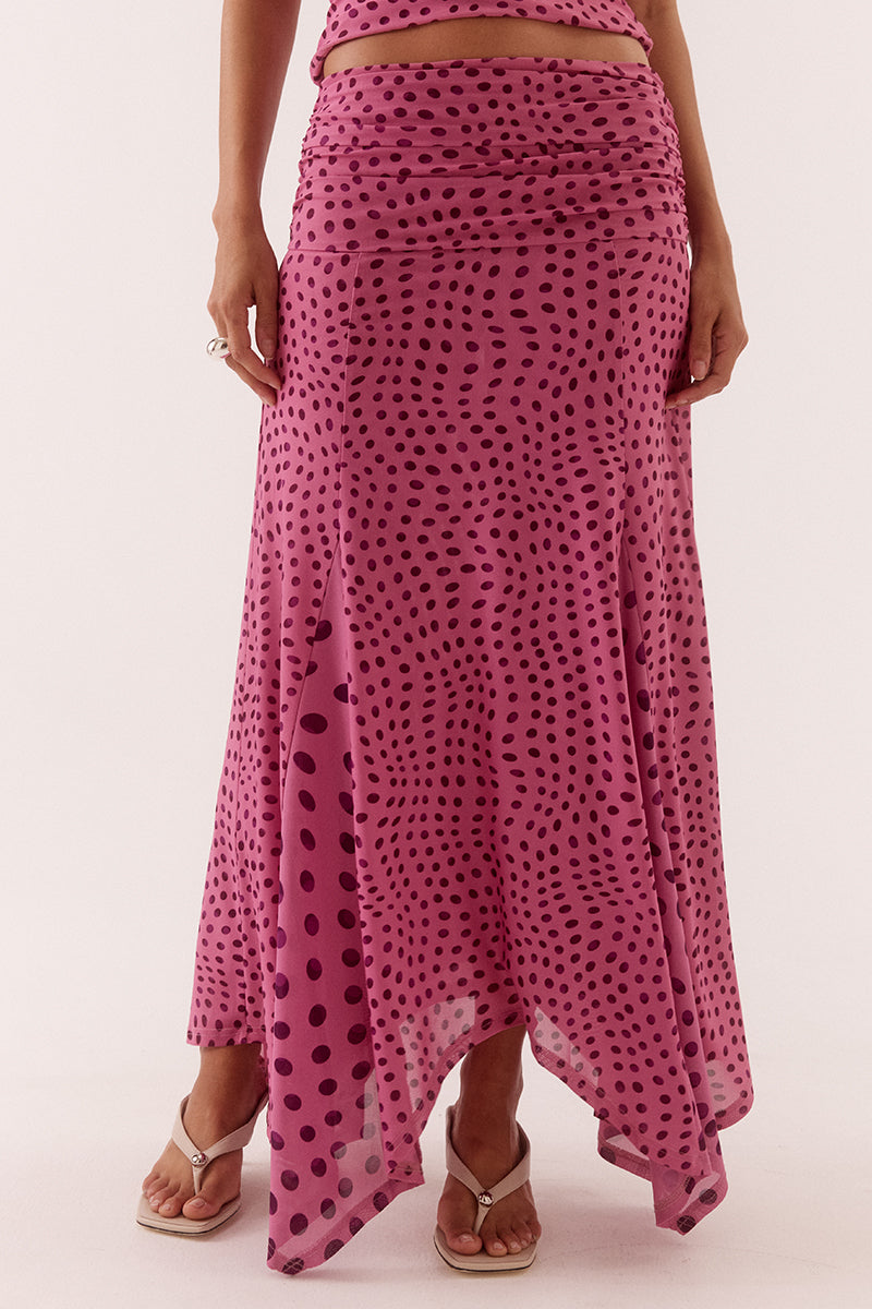 Sovere ZURI SKIRT - MAUVE in MAUVE