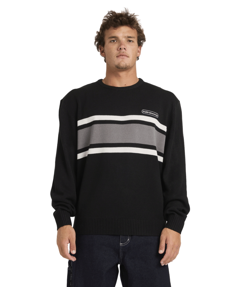 Billabong Spec 73 Panel Sweater in BLACK