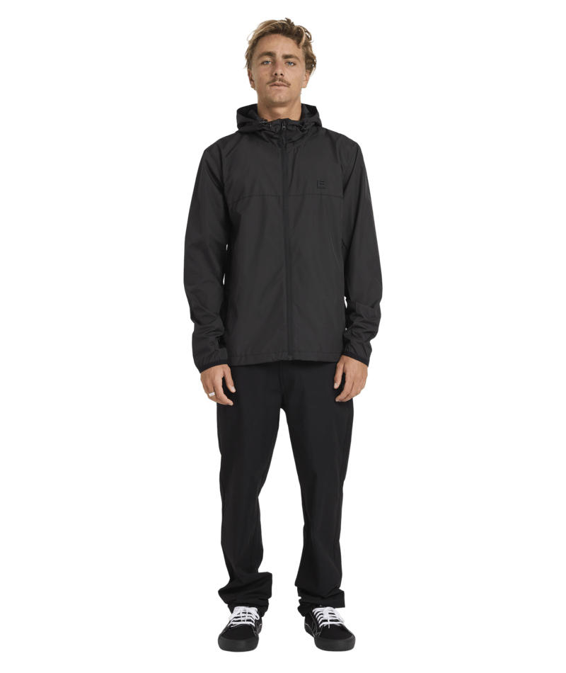 Billabong Transport Windbreaker in BLACK