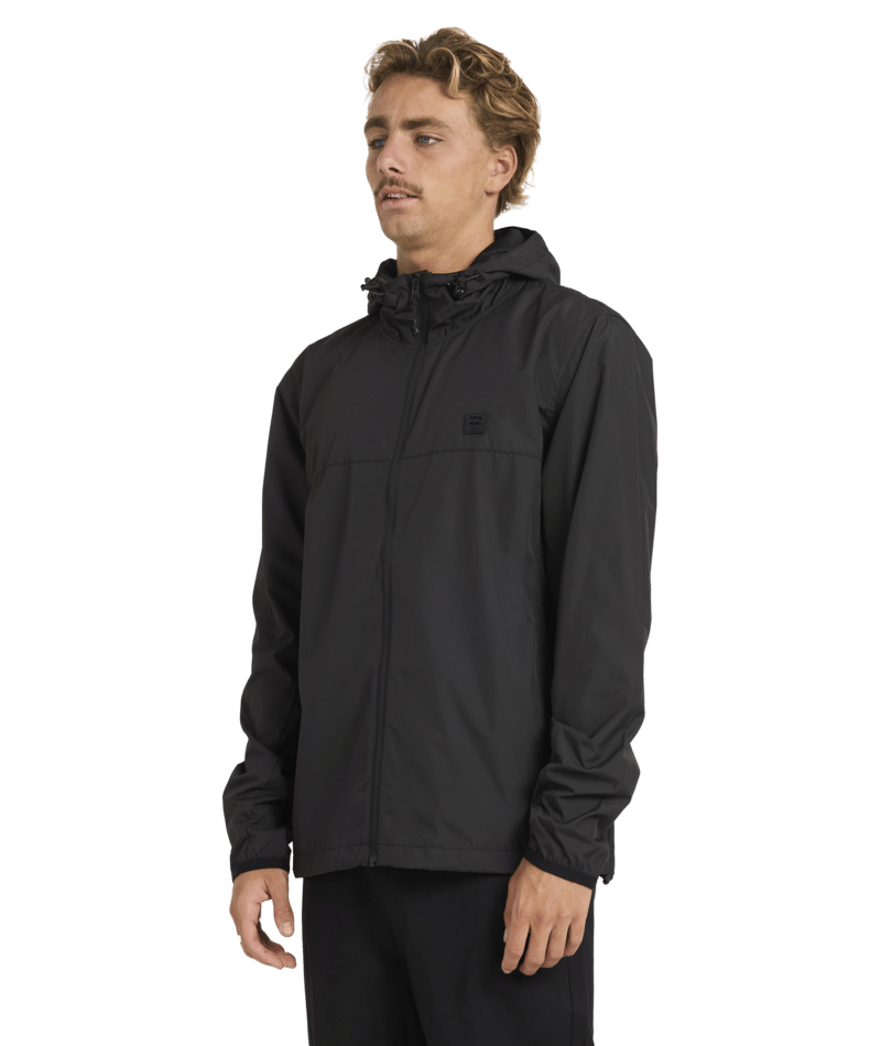 Billabong Transport Windbreaker in BLACK