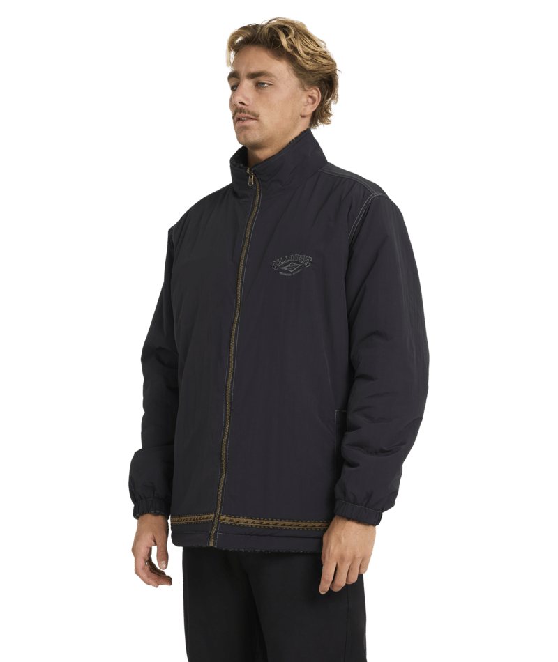 Billabong Gnaraloo Reversible Jacket in BLACK