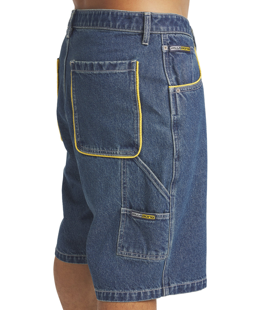 Billabong Spec 73 Bad Dog Denim Short in OCEAN WASH