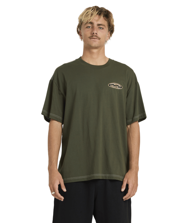 Billabong Bad Dog Pill Wave Og Ss in RIFLE GREEN