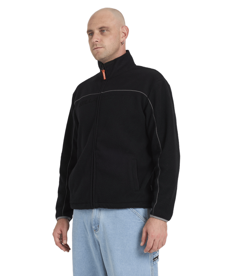 Billabong Spec 73 Polar Zip Thru in BLACK