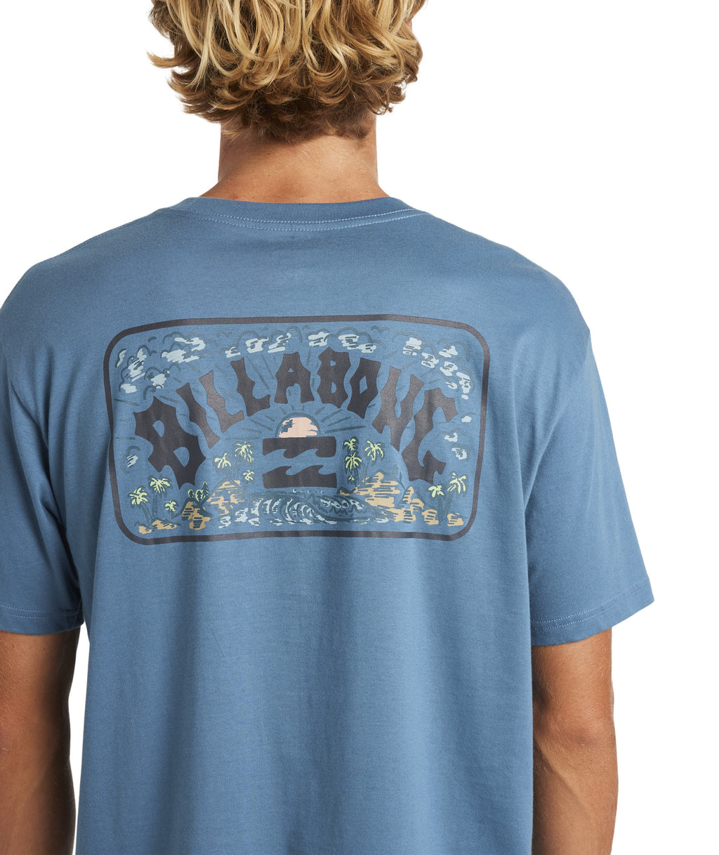 Billabong Scenic Arch Adiv Ss in REAL TEAL